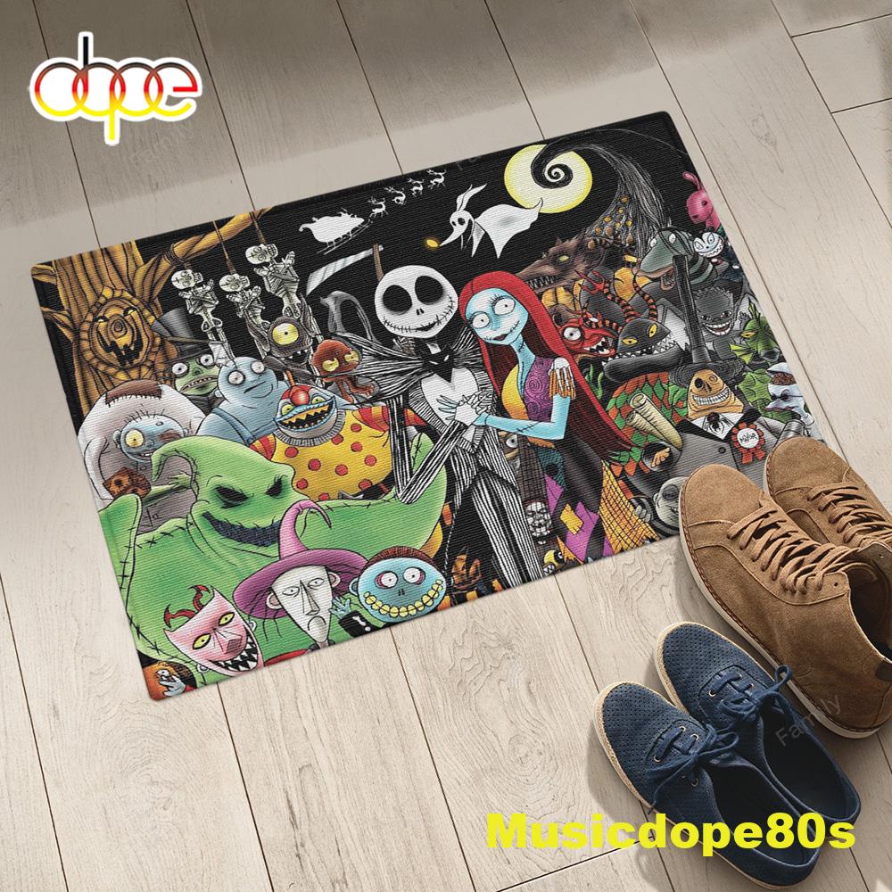 Halloween_2022_The_Nightmare_World_Skellington_Couple_Halloween_Doormat