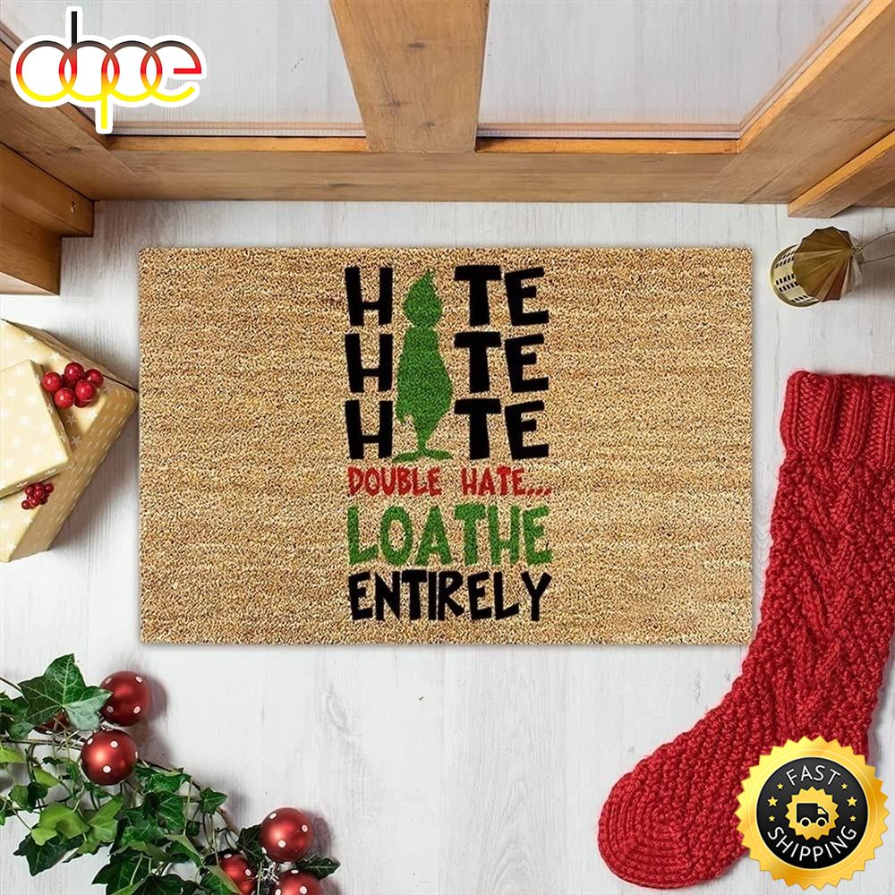 Hate_Hate_Hate_Double_Hate_Christmas_Area_Rug_Grinch_Doormat