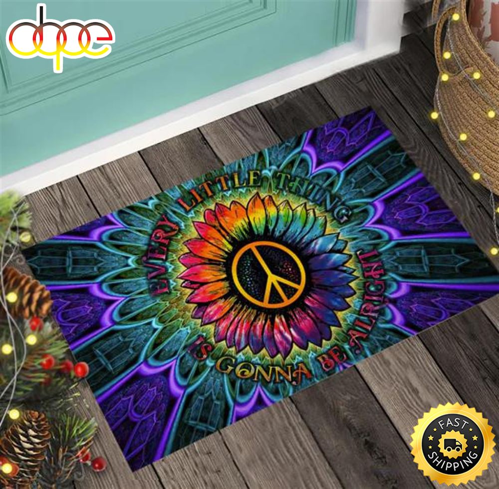 Hippie_Sunflower_Every_Little_Thing_Is_Gonna_Be_Alright_Doormat_t2crrt