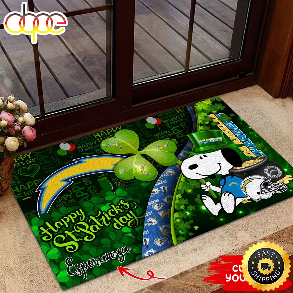 Los_Angeles_Chargers_NFL-Custom_Doormat_The_Celebration_Of_The_Saint_Patrick_s_Day_norafs