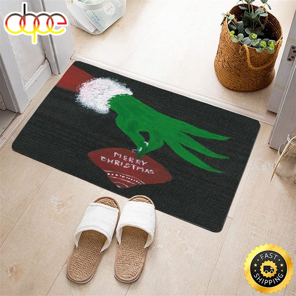 Mery_Chrisrmas_Grinch_Art_The_Grinch_Doormat_Christmas_Area_Rug