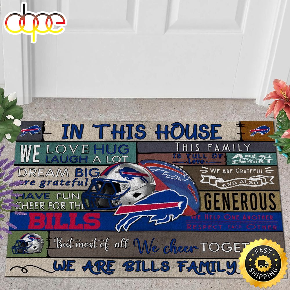 NFL Buffalo Bills Quote All Over Print 3d Doormats -