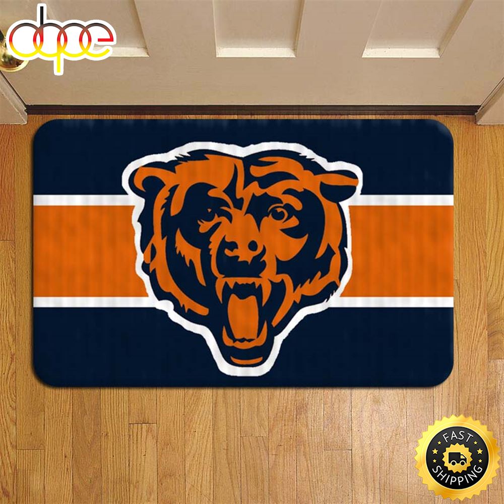 NFL_Football_Chicago_Bears_NFL_Football_Foot_Mat_Doormat_Rug_Door_Steps