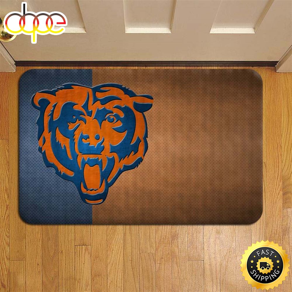 NFL_Football_Chicago_Bears_NFL_Football_Step_Mat_Doormat_Foot_Door_Rug_Mat