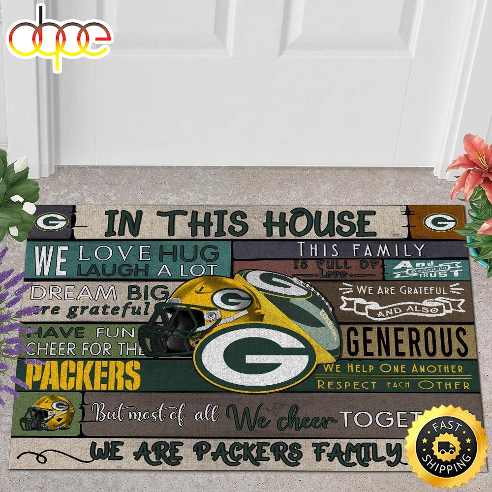 NFL Green Bay Packers Quote All Over Print 3d Doormats -