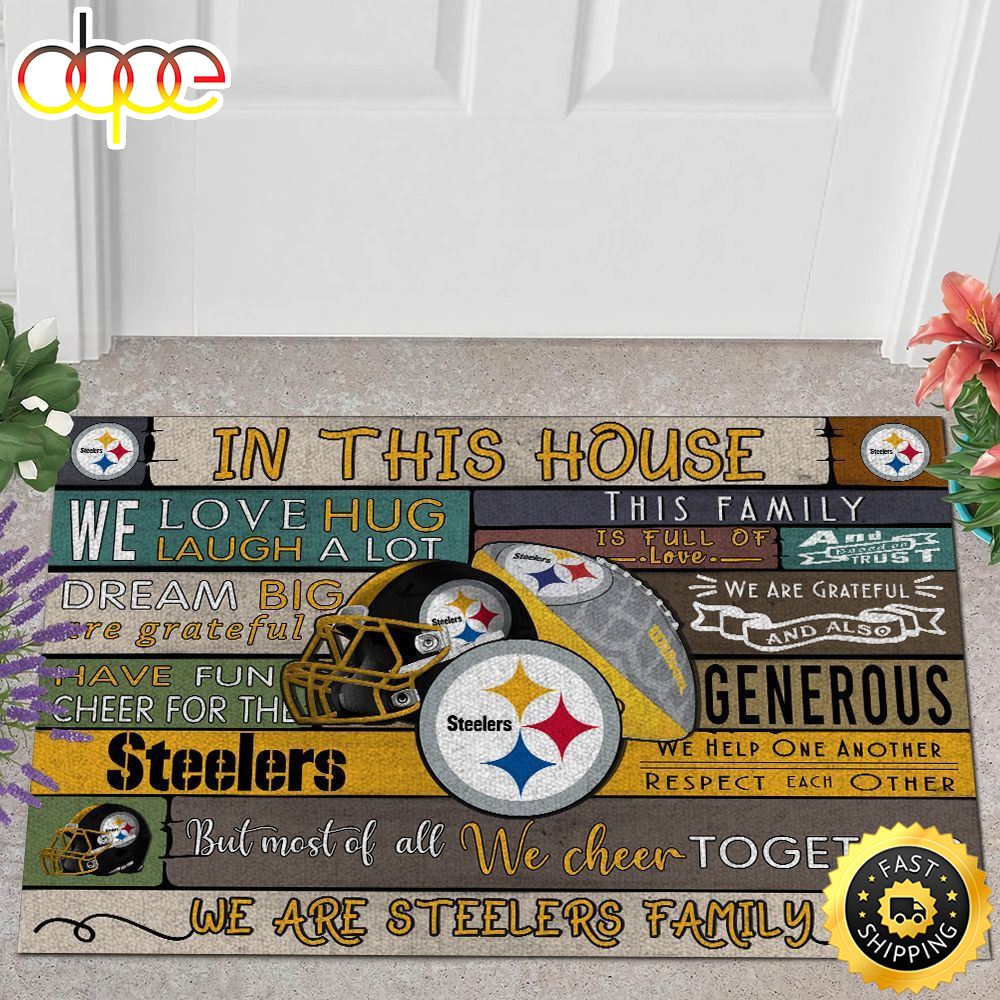 NFL Pittsburgh Steelers Quote All Over Print 3d Doormats -