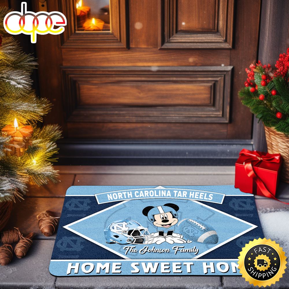 North_Carolina_Tar_Heels_Doormat_Custom_Your_Family_Name_Sport_Team_And_MK_Doormat_FootBall_Fan_Gifts_EHIVM-52722_-_ArtsyWoodsy.Com_hensrj