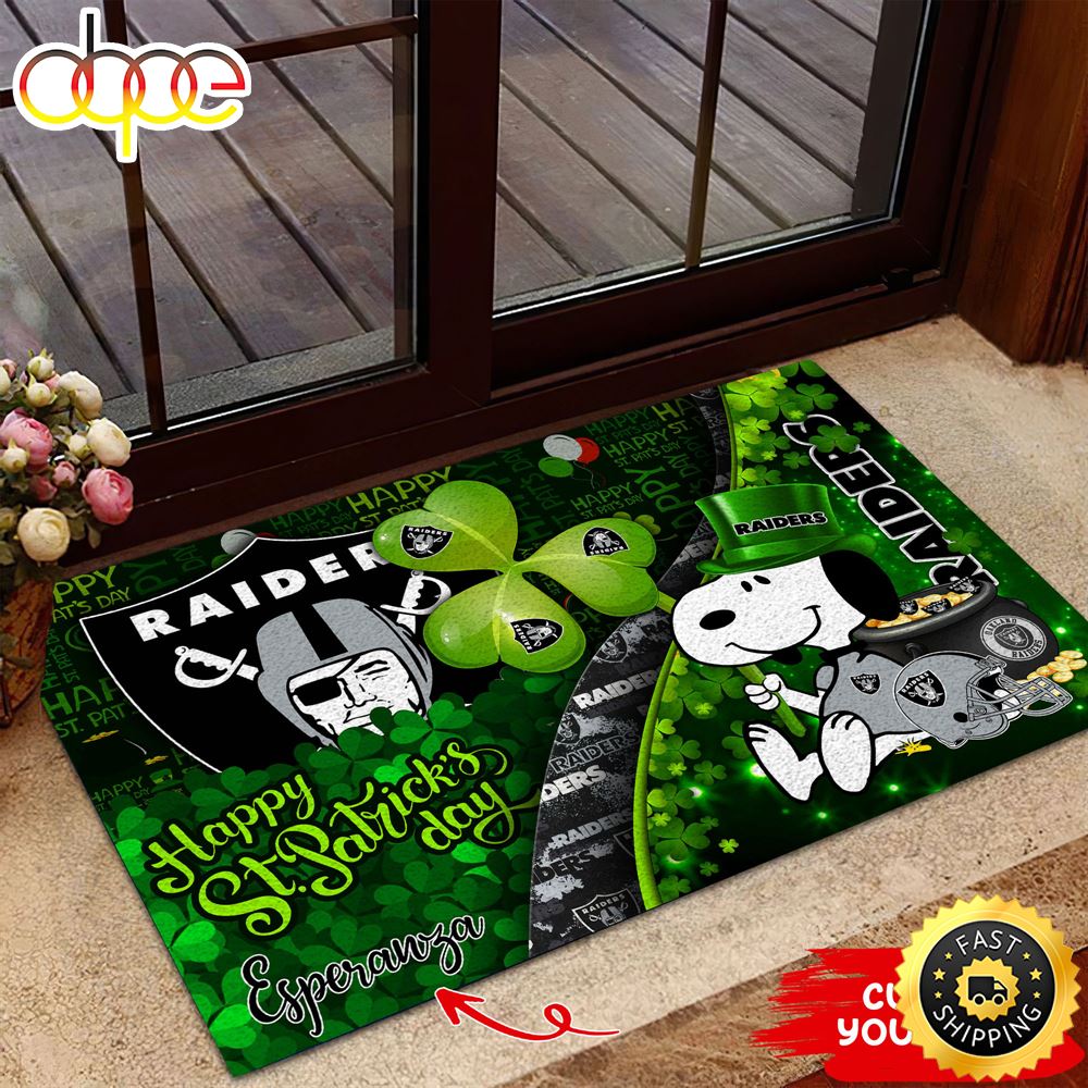 Oakland_Raiders_NFL-Custom_Doormat_The_Celebration_Of_The_Saint_Patrick_s_Day_kvofpp