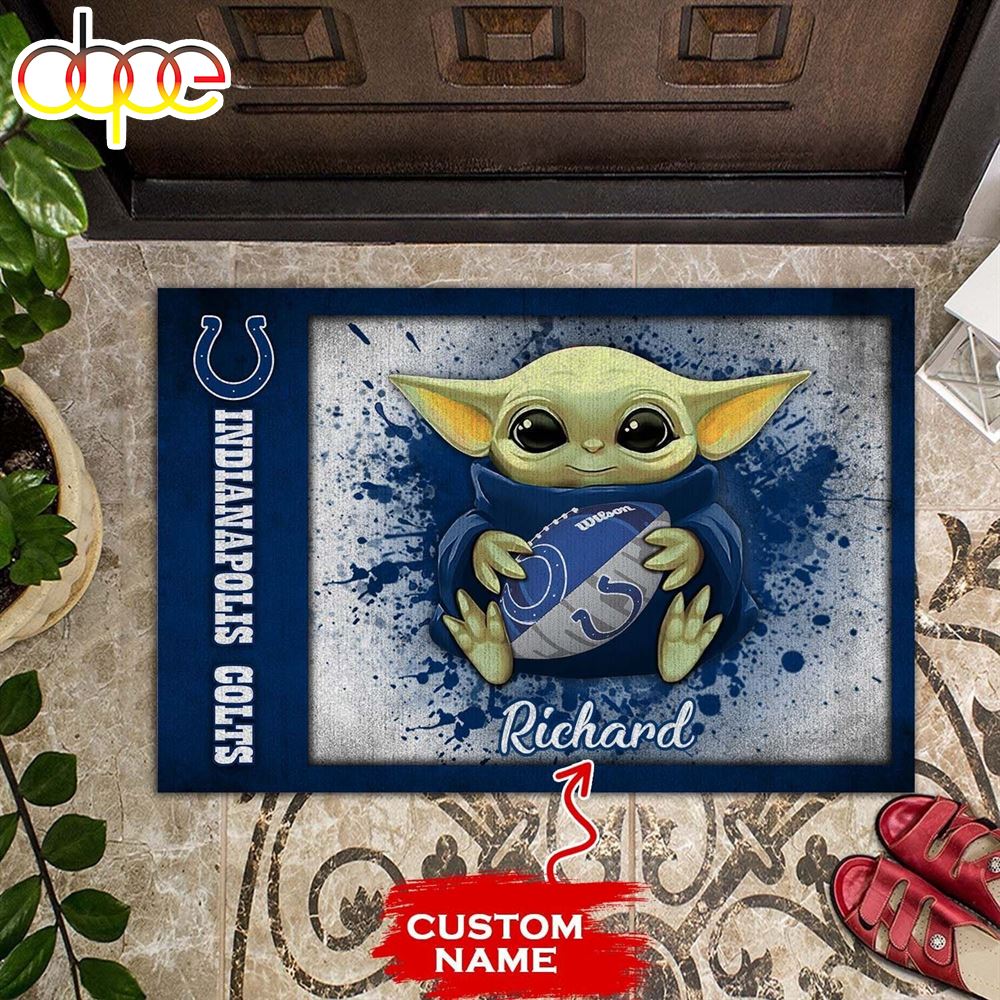 Personalized_Indianapolis_Colts_Baby_Yoda_All_Over_Print_3D_Doormats_kldi2o