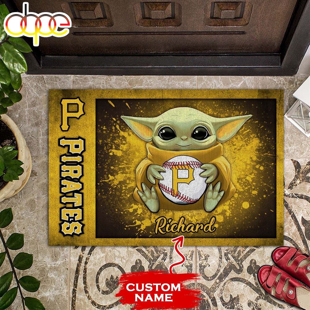 Personalized_Pittsburgh_Pirates_Baby_Yoda_All_Over_Print_3D_Doormats_vtxidx