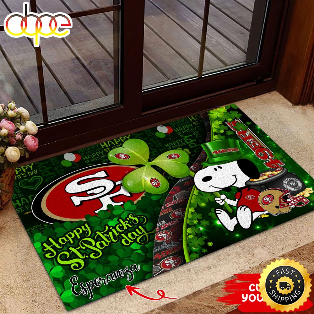 San_Francisco_49ers_NFL-Custom_Doormat_The_Celebration_Of_The_Saint_Patrick_s_Day_d2sldc