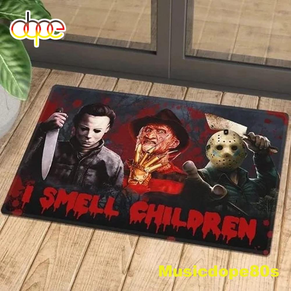 Scary_Halloween_Decorations_Funny_Welcome_Horror_Movie_Characters_Doormat