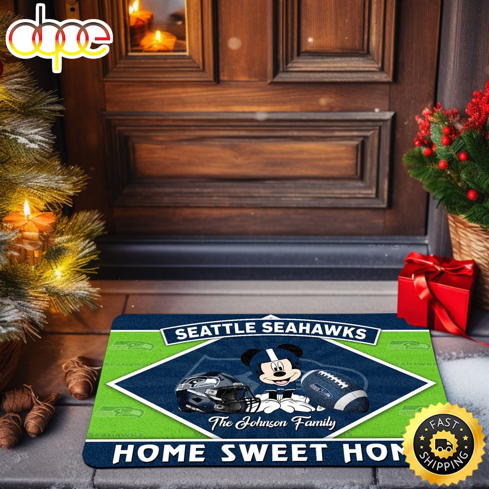 Seattle_Seahawks_Doormat_Custom_Your_Family_Name_Sport_Team_And_Mickey_Mouse_NFL_Doormat_tmfcq3
