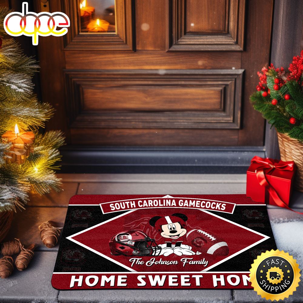 South_Carolina_Gamecocks_Doormat_Custom_Your_Family_Name_Sport_Team_And_MK_Doormat_FootBall_Fan_Gifts_EHIVM-52722_-_ArtsyWoodsy.Com_po2xy5